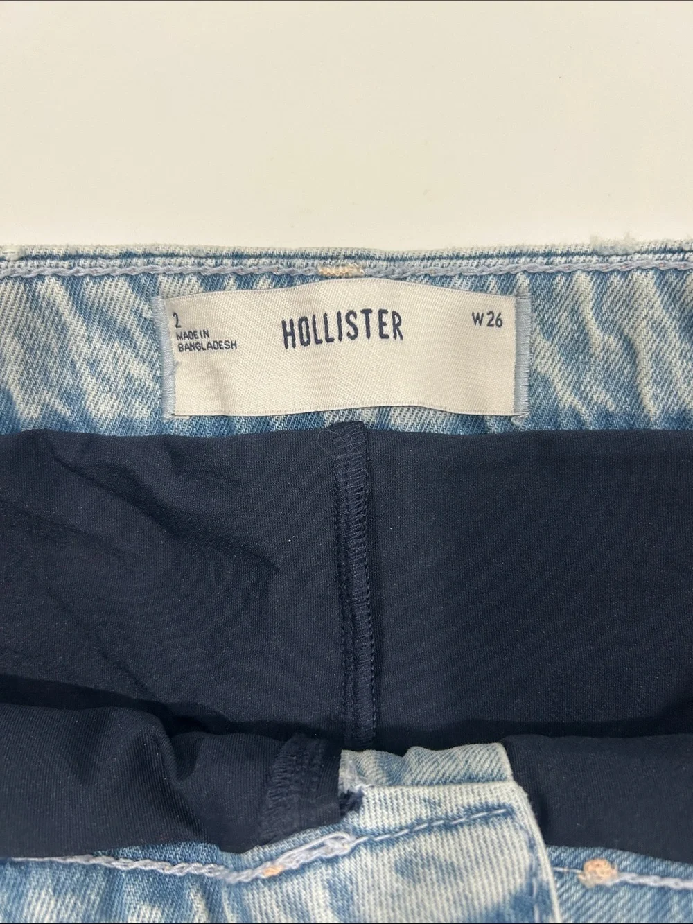 Hollister Light Denim A-Line Mini Skirt - Pale Blue - Picture 3 of 4